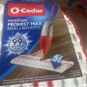 O-Cedar ProMist MAX Microfiber Spray Mop Refill NIP